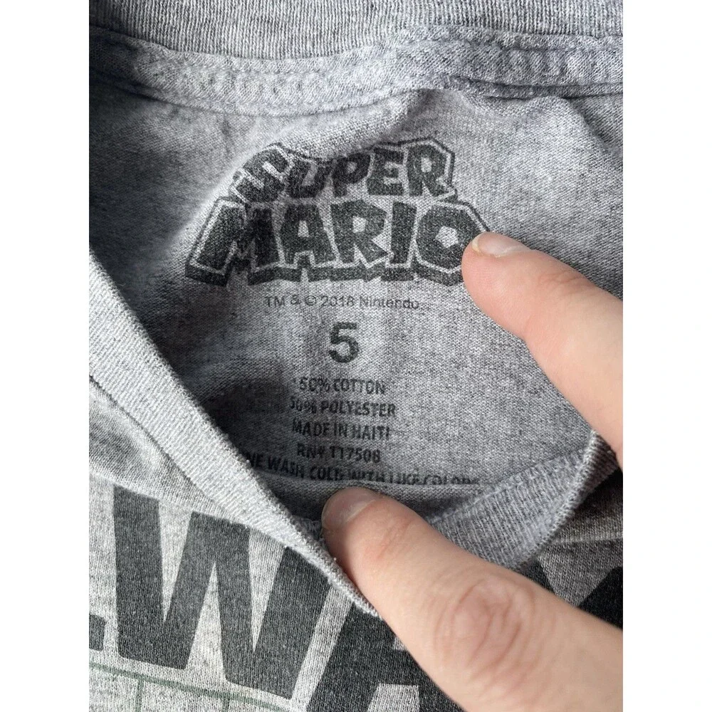 Boys Size 5 Play Clothes Lot 6pc Under Armour Mario Childrens Place Garanimals